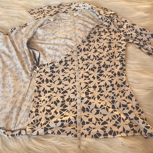 Jersey silk maternity wrap blouse Diane Von Furstenberg - Picture 6 of 10